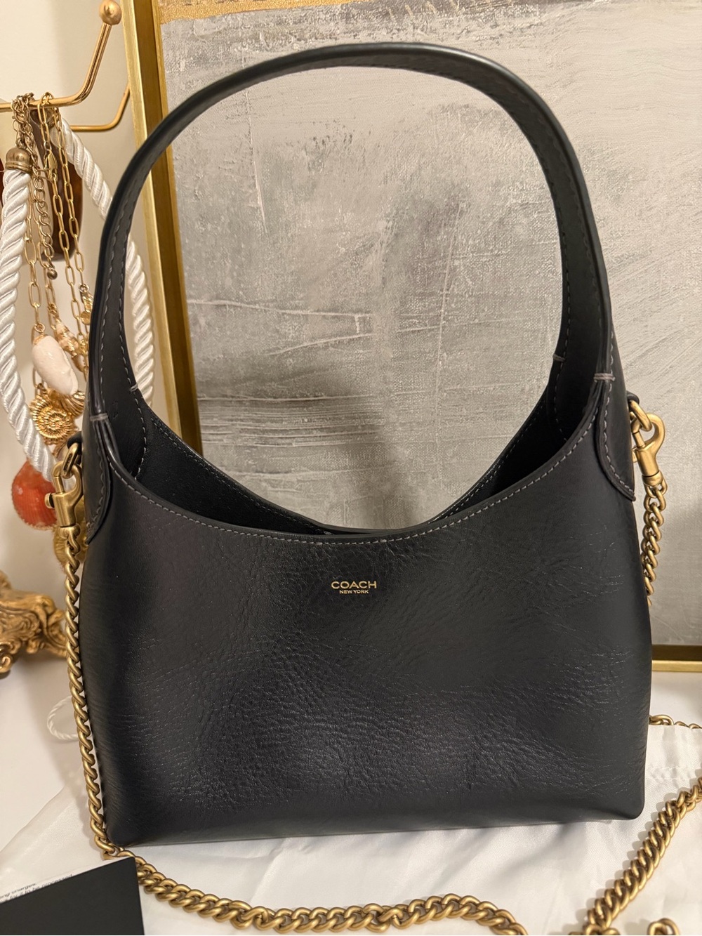 COACH Black Brooklyn Bag 23